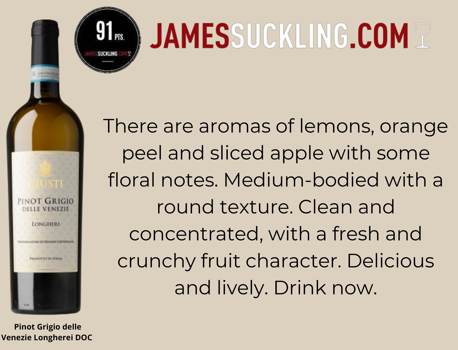 Wine Box - Pinot Grigio delle Venezie "Longheri" D.O.C. (6 Bottles) - MyA.Zone