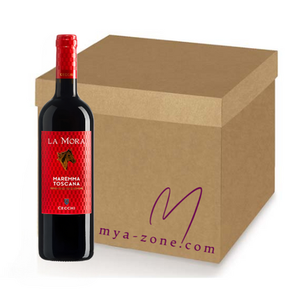Wine Box - La Mora Maremma Toscana DOC Rosso Cecchi (6 Bottles) - MyA.Zone